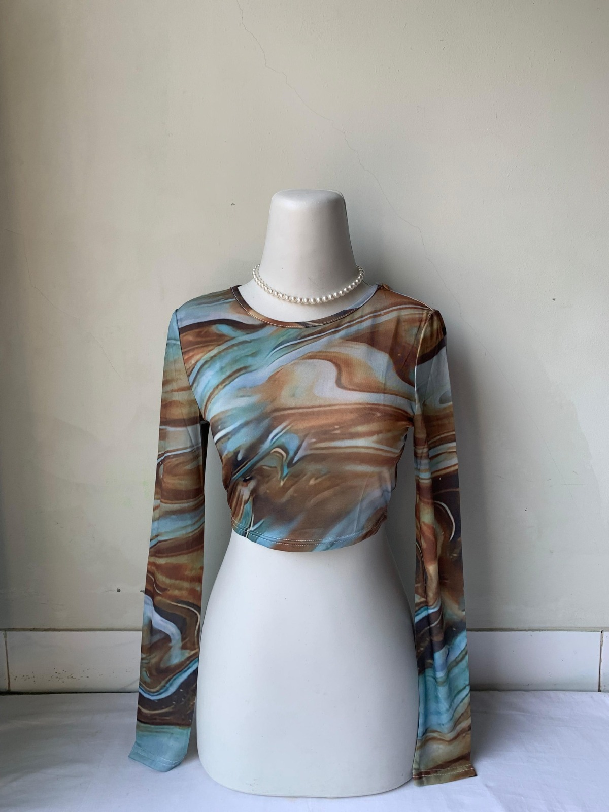 baju atasan motif galaxy